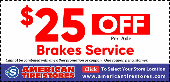 $25 Off Per Axle Brake Service Coupon