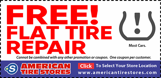 Free Flat Tire Repair Coupon